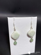 Amazonite Dangle Earrings - Pearl Moon Creations