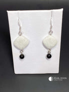 Amazonite Dangle Earrings - Pearl Moon Creations