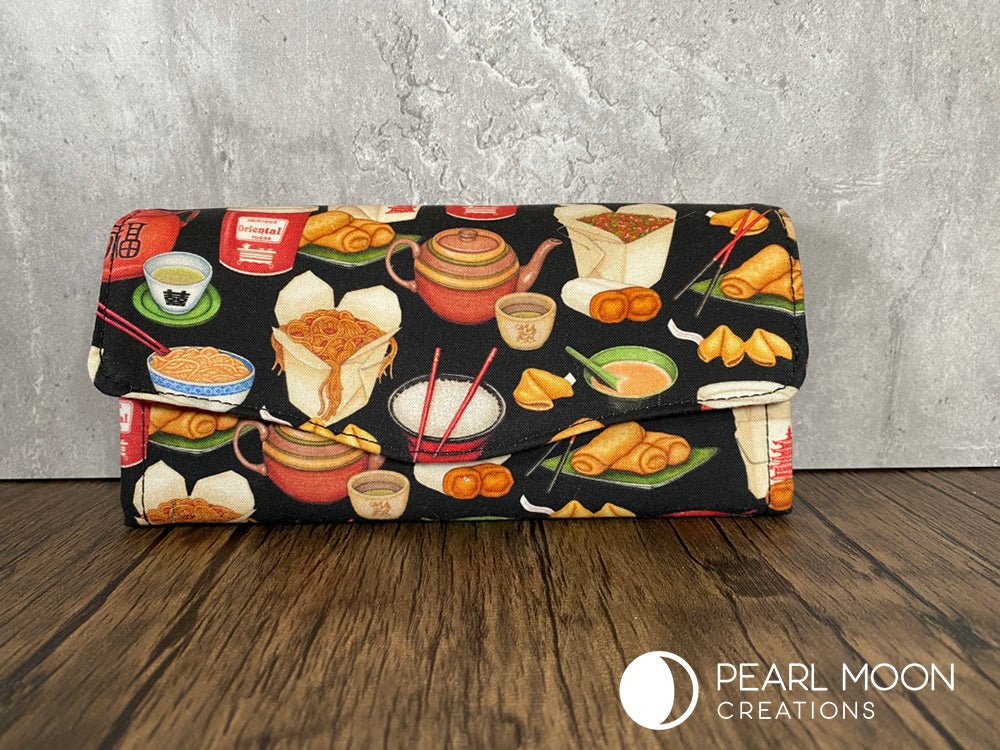 Asian Takeout Necessary Clutch Wallet - Pearl Moon Creations