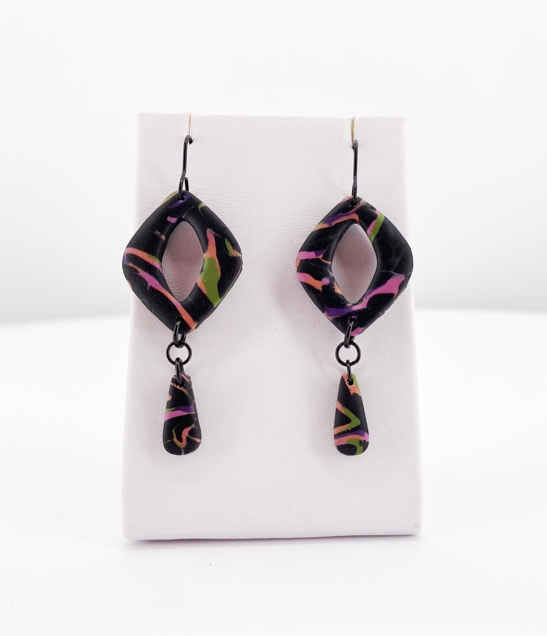 Bohemian Echo 4 Open Kite Dangle Earrings - Pearl Moon Creations