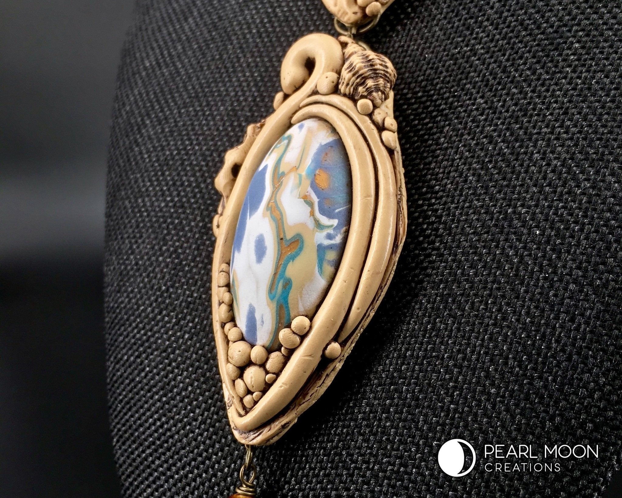 Boho Goddess Necklace - Pearl Moon Creations