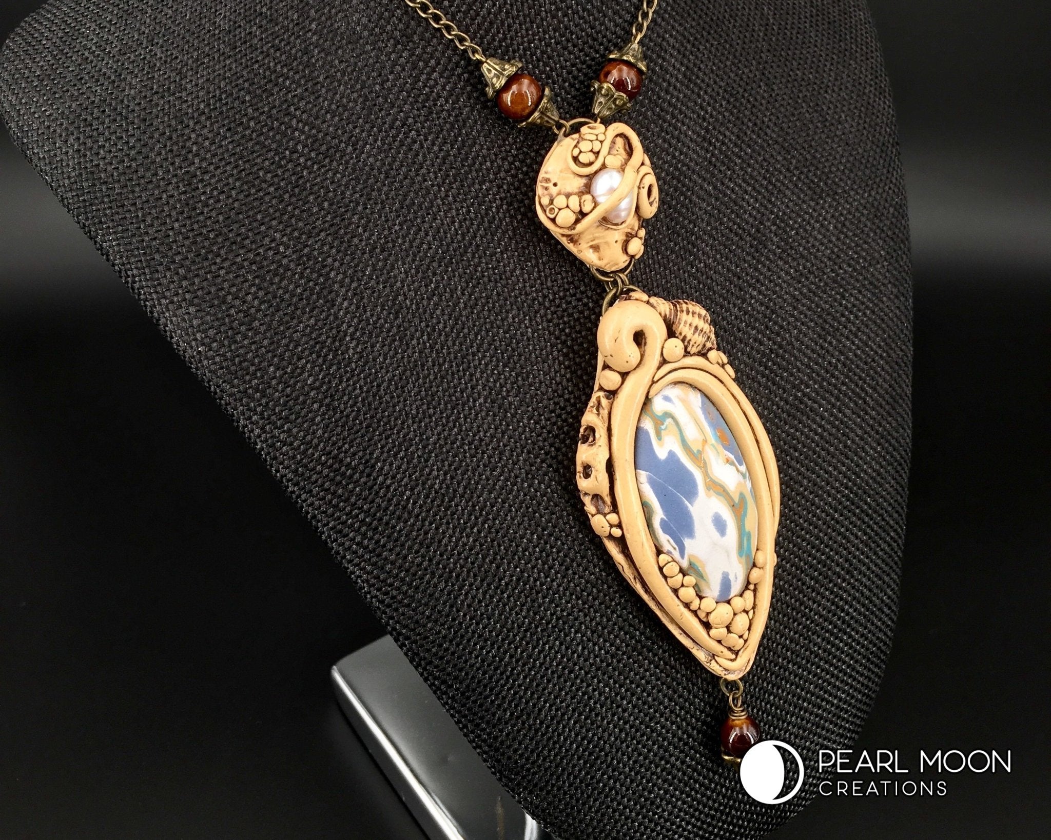 Boho Goddess Necklace - Pearl Moon Creations