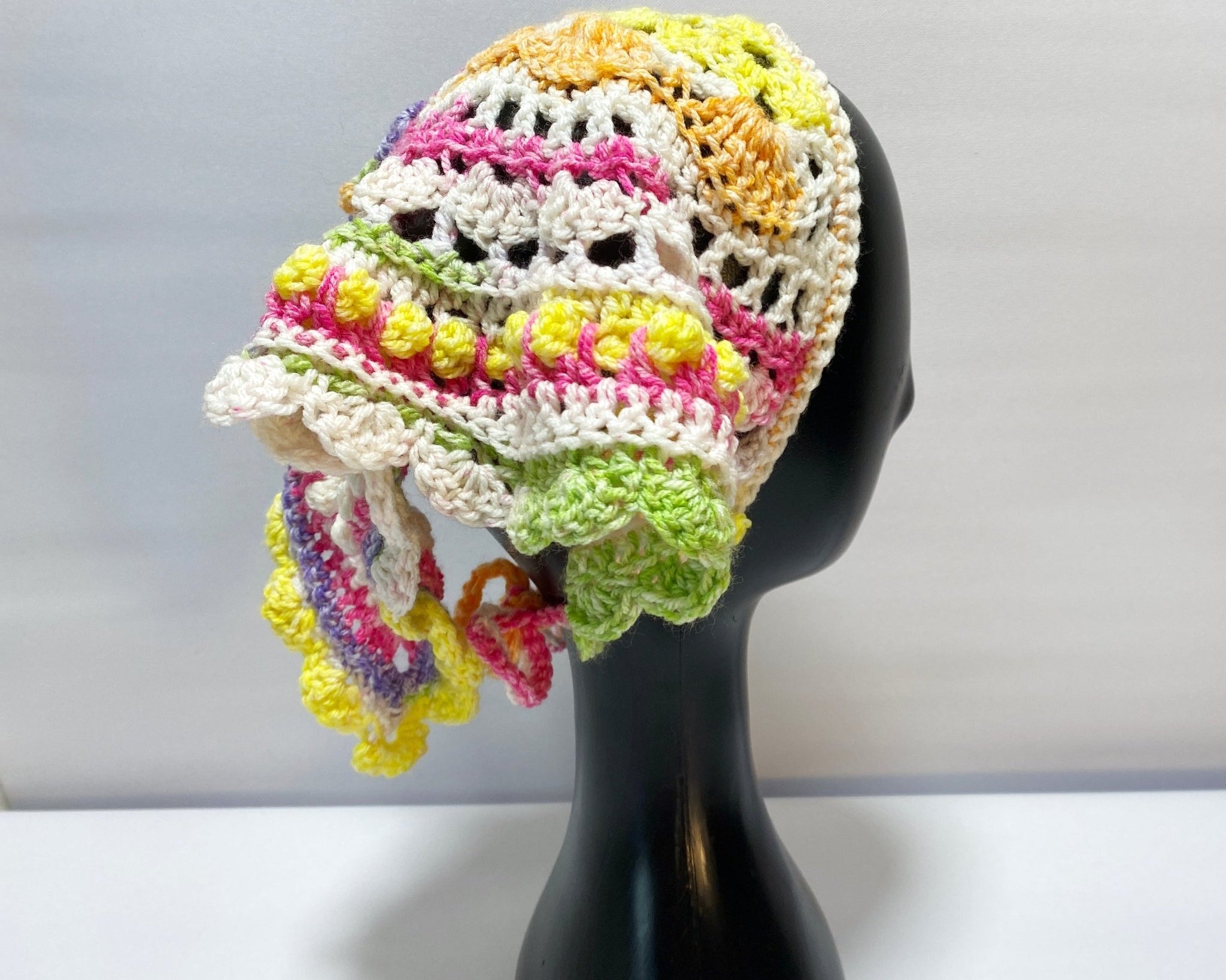 Bright Festival Crochet Bandana - Pearl Moon Creations