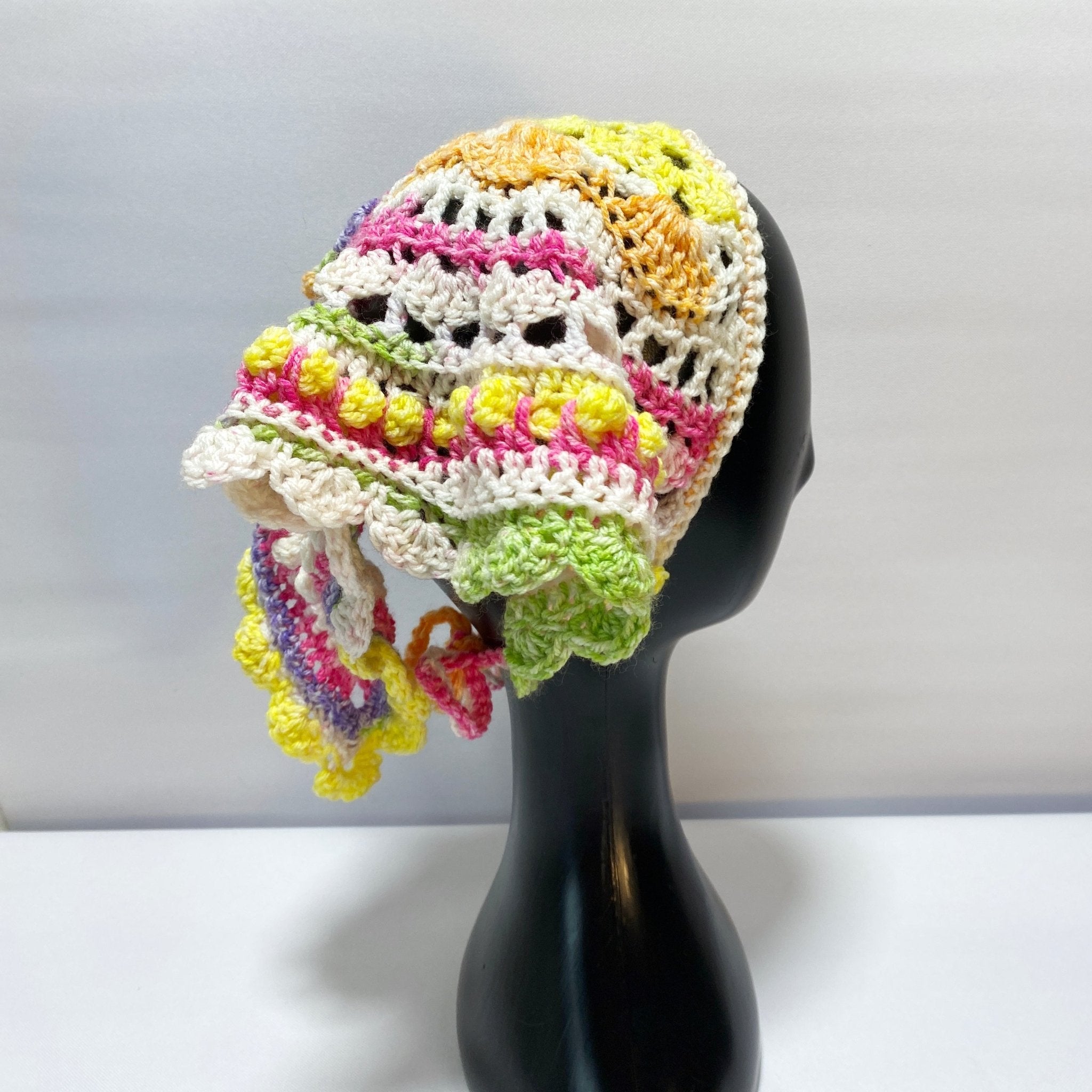 Bright Festival Crochet Bandana - Pearl Moon Creations