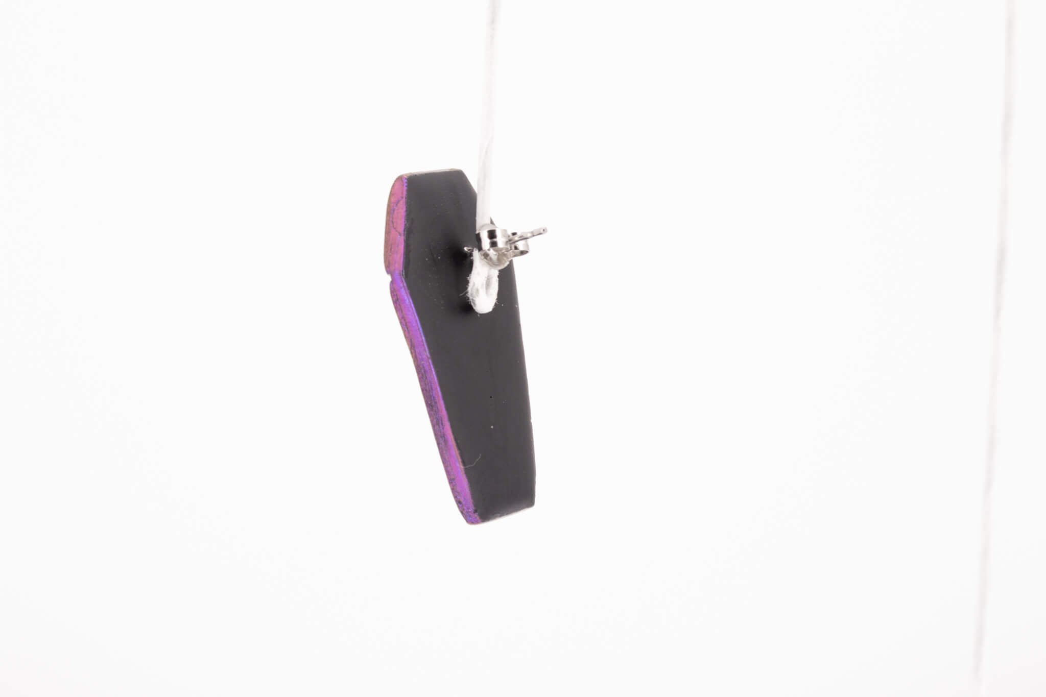 Casket Stud Earrings - Pearl Moon Creations