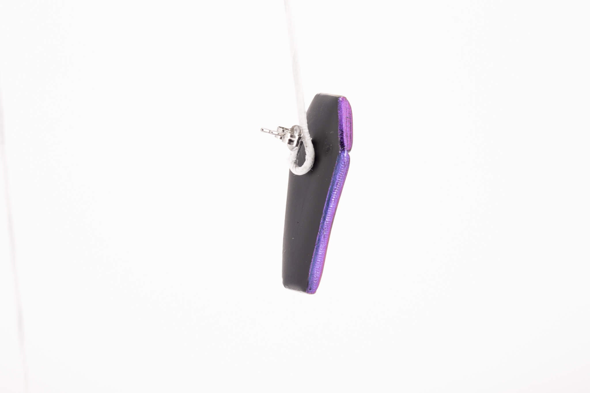 Casket Stud Earrings - Pearl Moon Creations