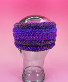 Chunky Purple Ear Warmer - Pearl Moon Creations
