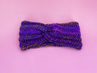 Chunky Purple Ear Warmer - Pearl Moon Creations