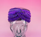 Chunky Purple Ear Warmer - Pearl Moon Creations
