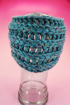Chunky Teal Tweed Ear Warmer - Pearl Moon Creations