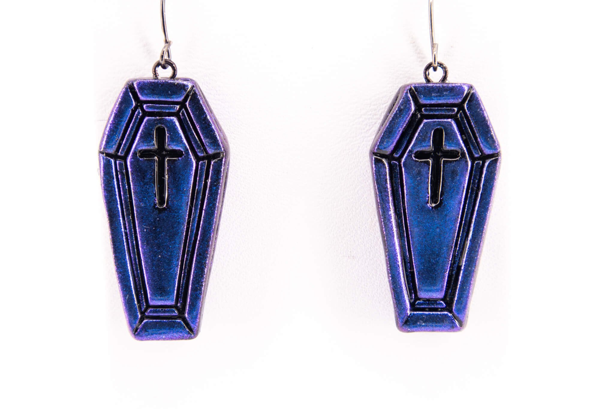 Coffin Dangle Earring - Pearl Moon Creations