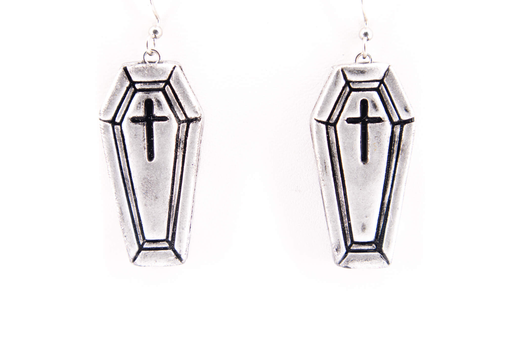 Coffin Dangle Earring - Pearl Moon Creations