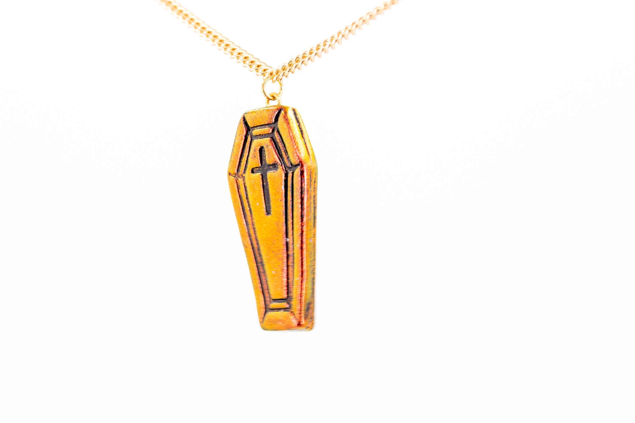 Coffin Necklace - Pearl Moon Creations