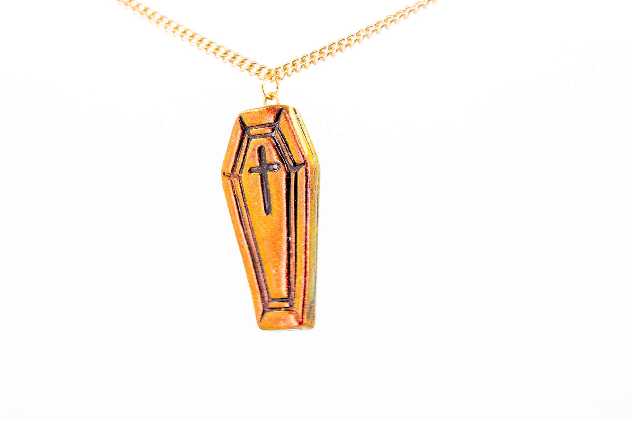 Coffin Necklace - Pearl Moon Creations