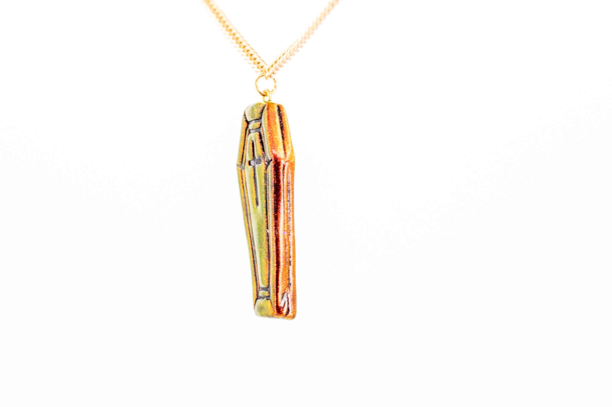 Coffin Necklace - Pearl Moon Creations