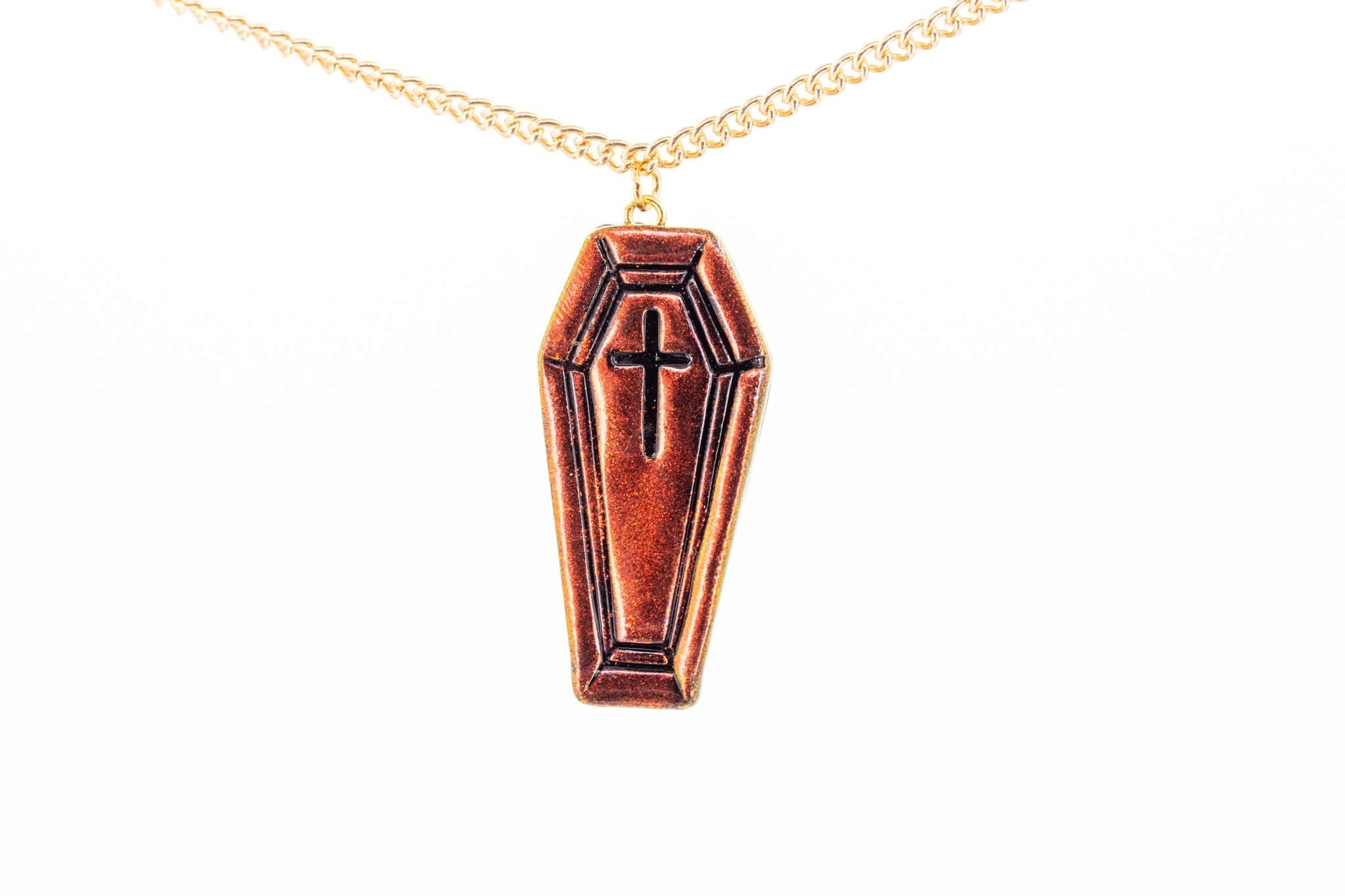 Coffin Necklace - Pearl Moon Creations