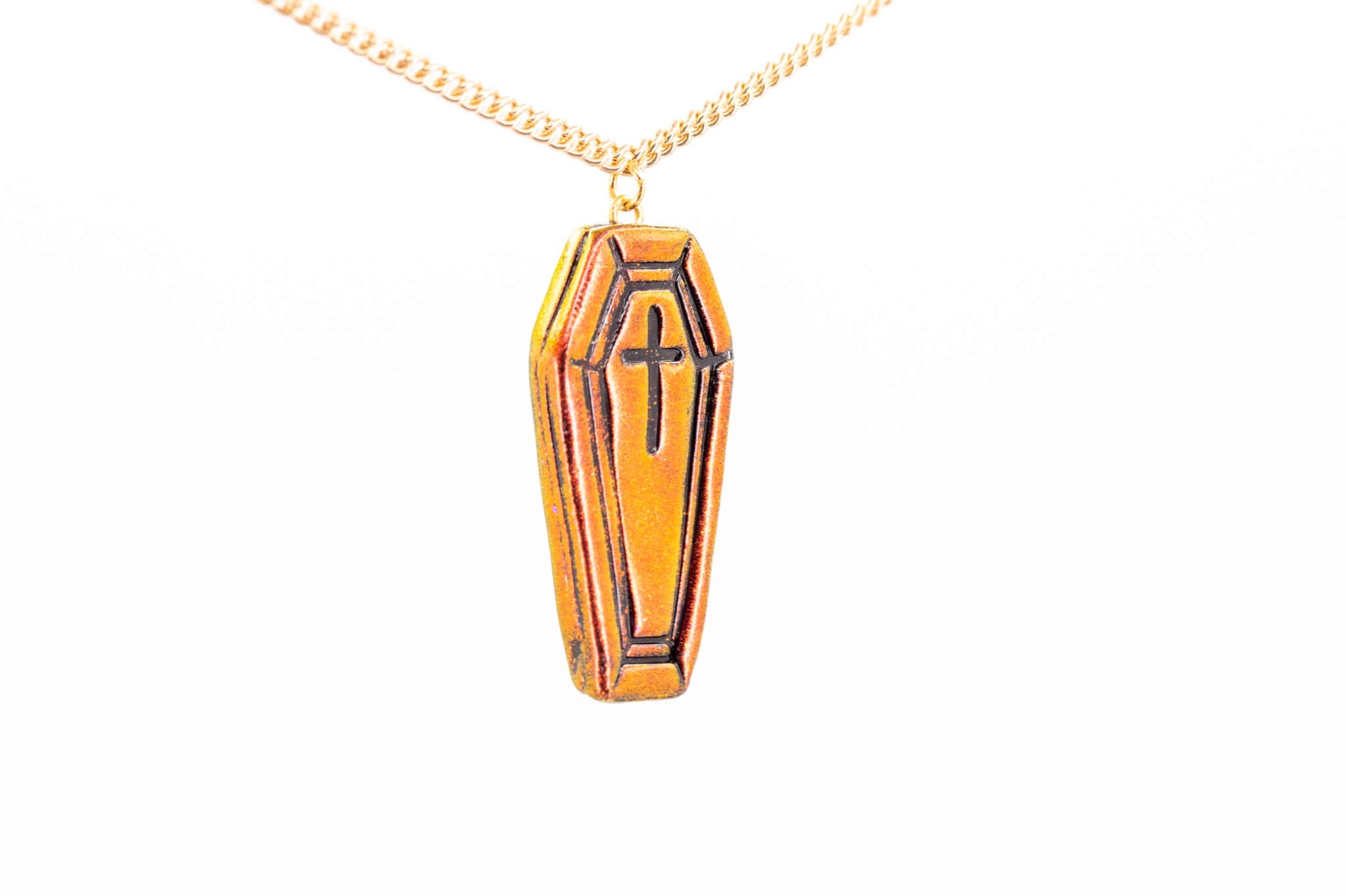 Coffin Necklace - Pearl Moon Creations