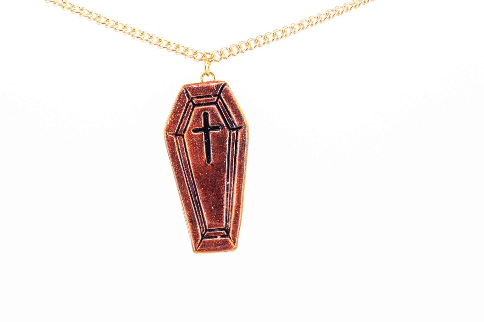 Coffin Necklace - Pearl Moon Creations