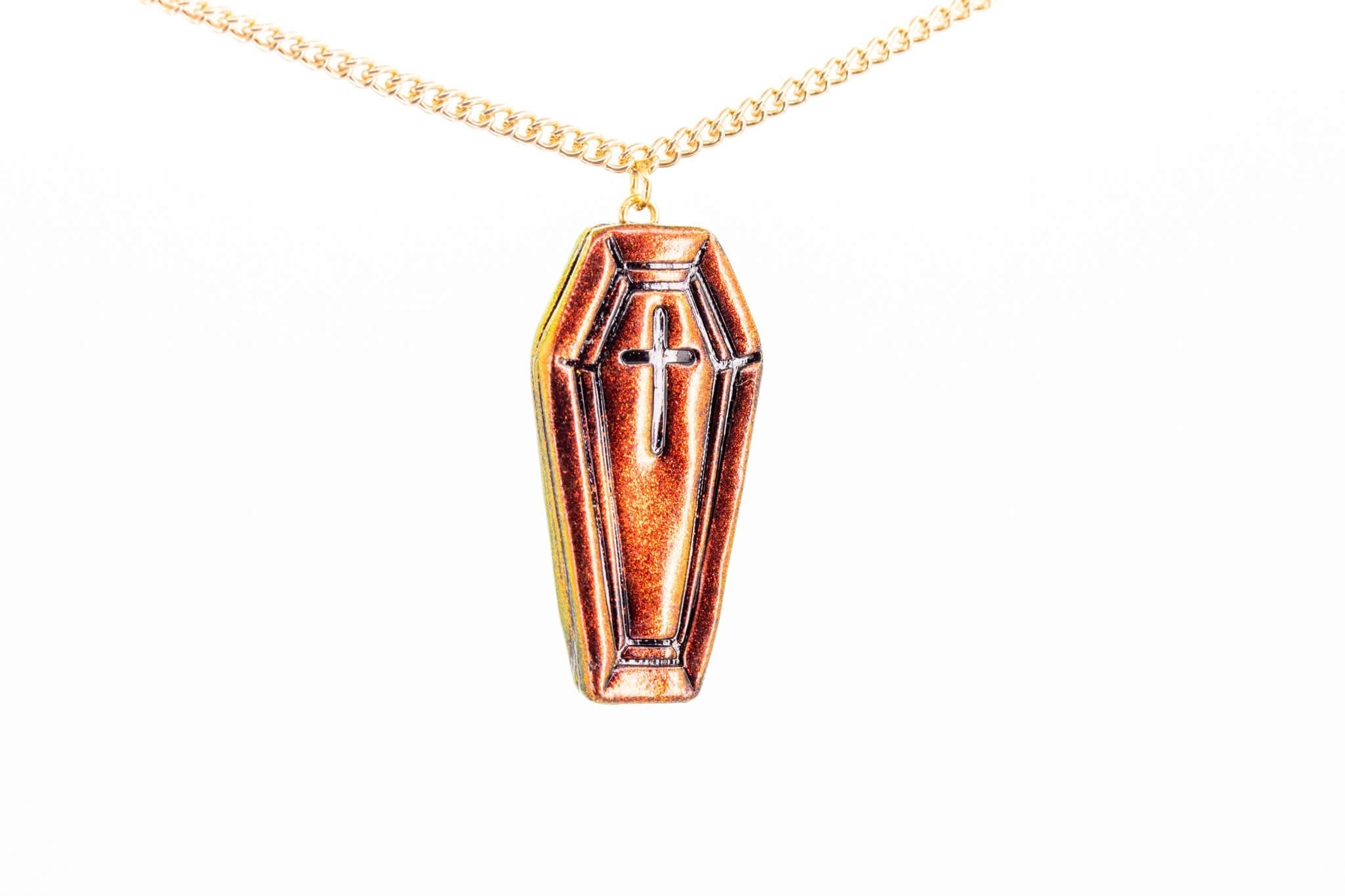 Coffin Necklace - Pearl Moon Creations