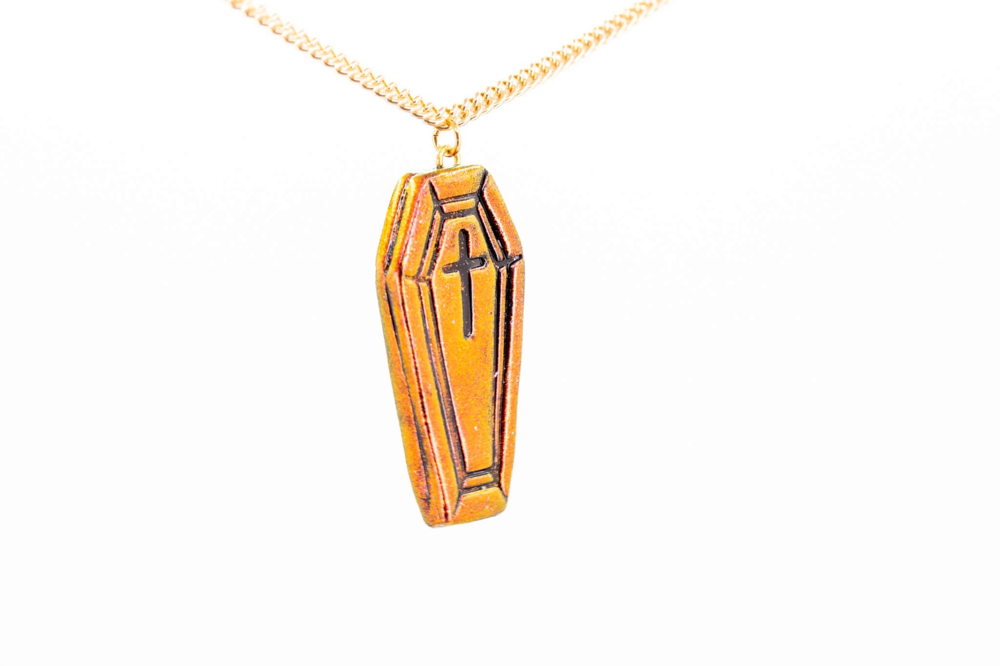 Coffin Necklace - Pearl Moon Creations