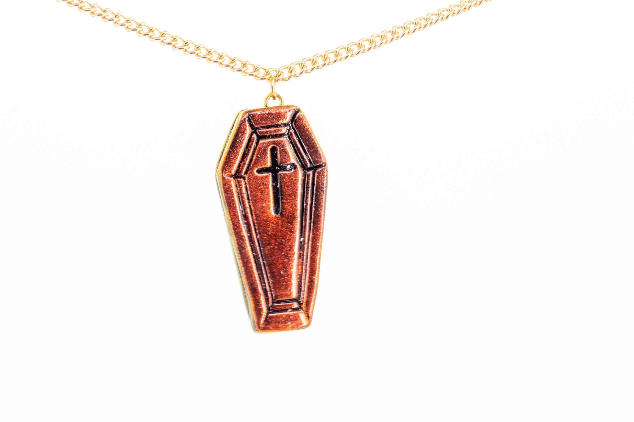 Coffin Necklace - Pearl Moon Creations