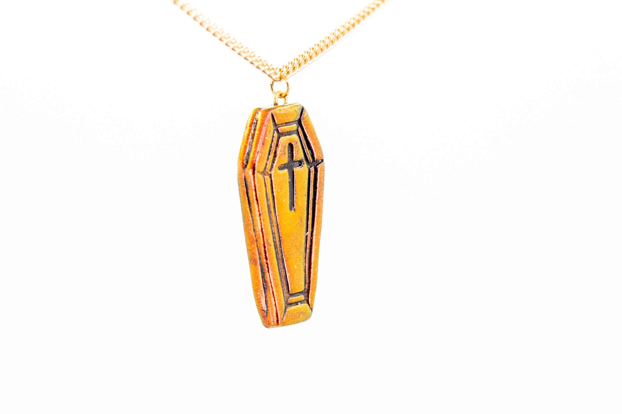 Coffin Necklace - Pearl Moon Creations