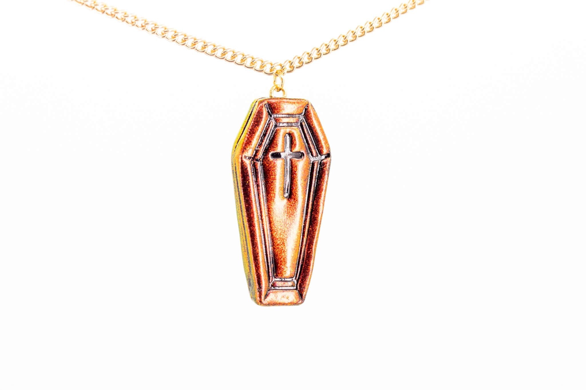 Coffin Necklace - Pearl Moon Creations