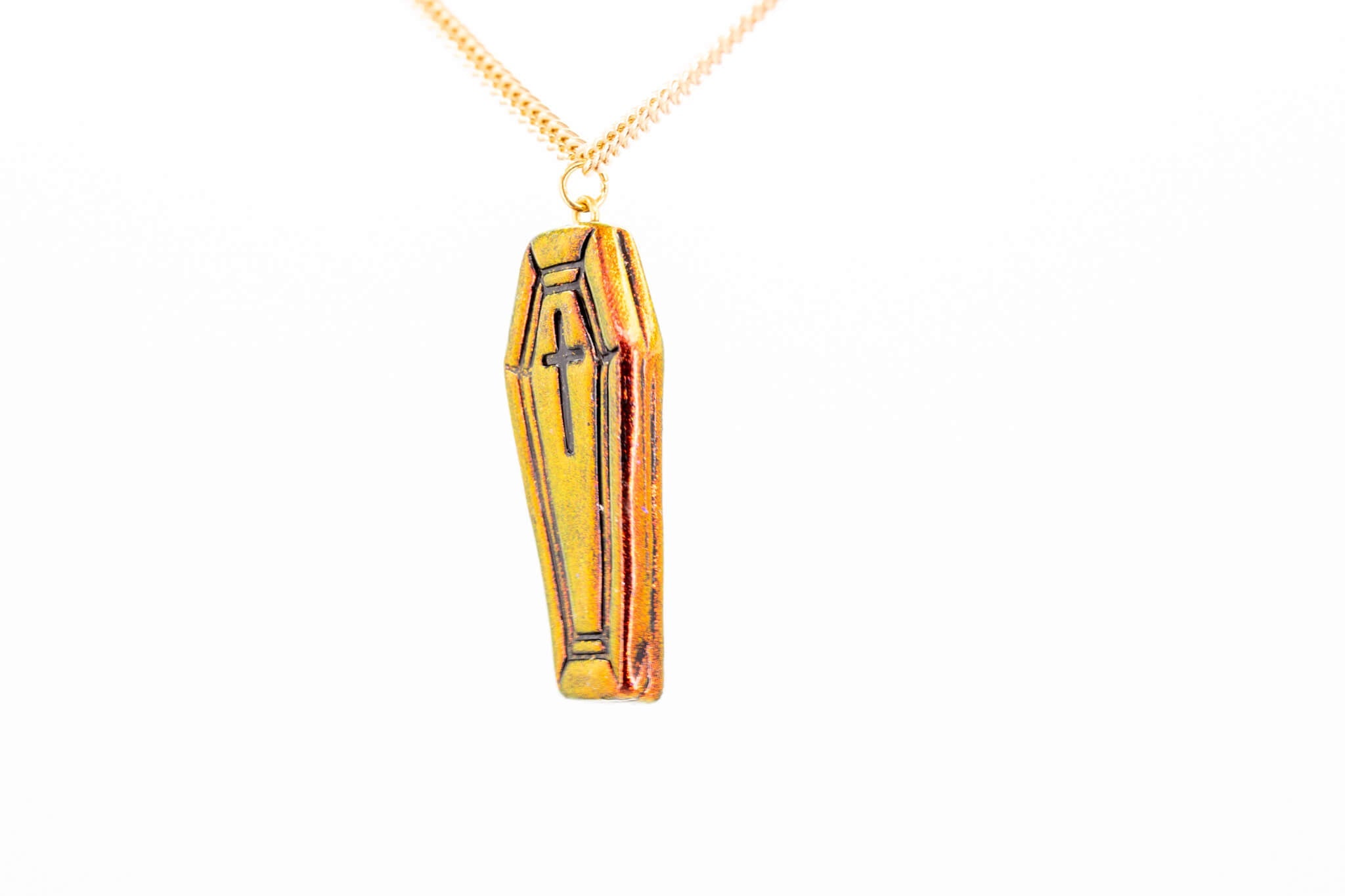 Coffin Necklace - Pearl Moon Creations