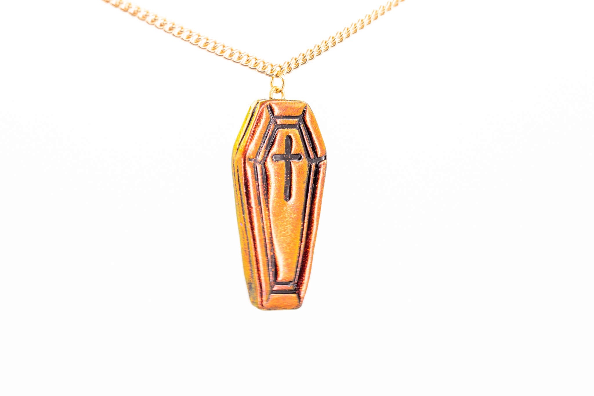 Coffin Necklace - Pearl Moon Creations