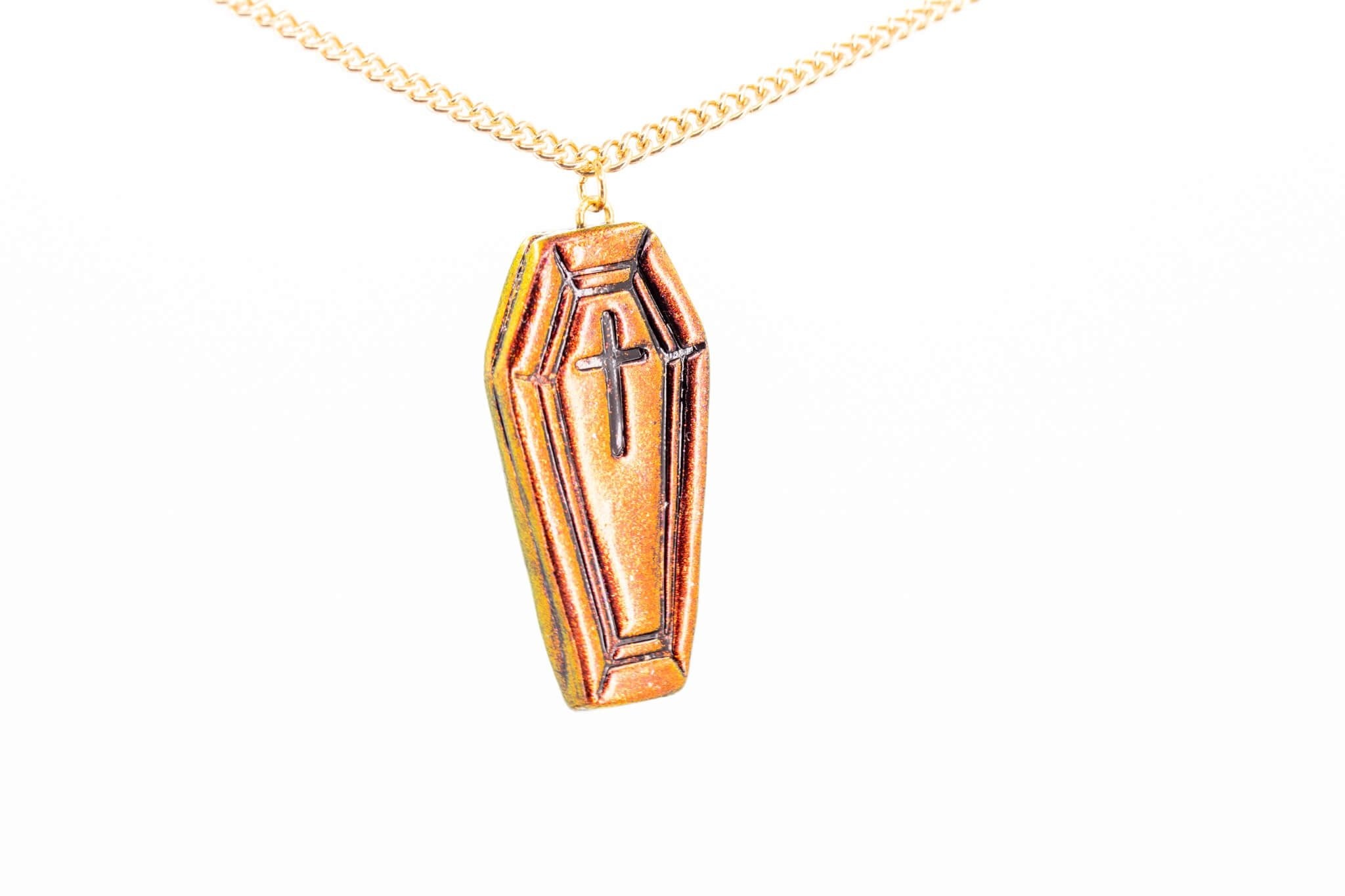 Coffin Necklace - Pearl Moon Creations