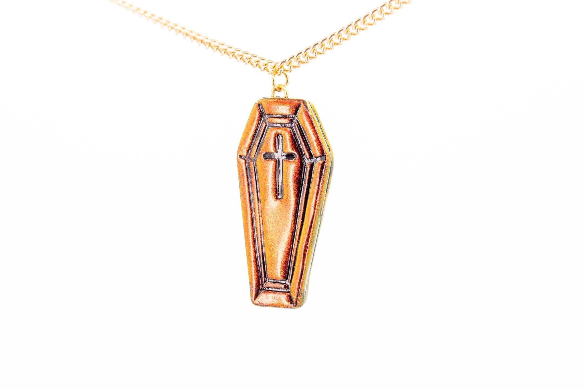 Coffin Necklace - Pearl Moon Creations