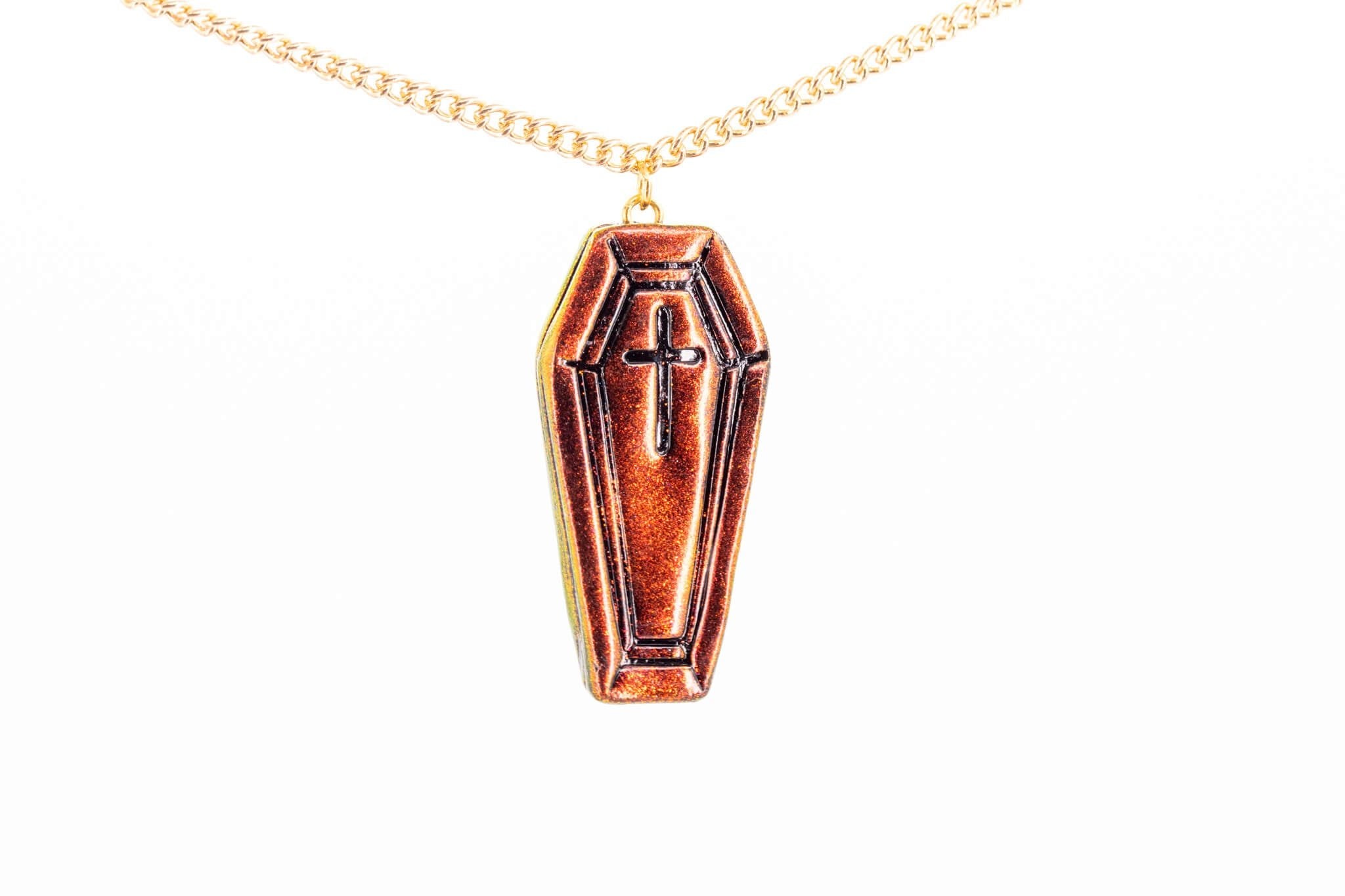 Coffin Necklace - Pearl Moon Creations