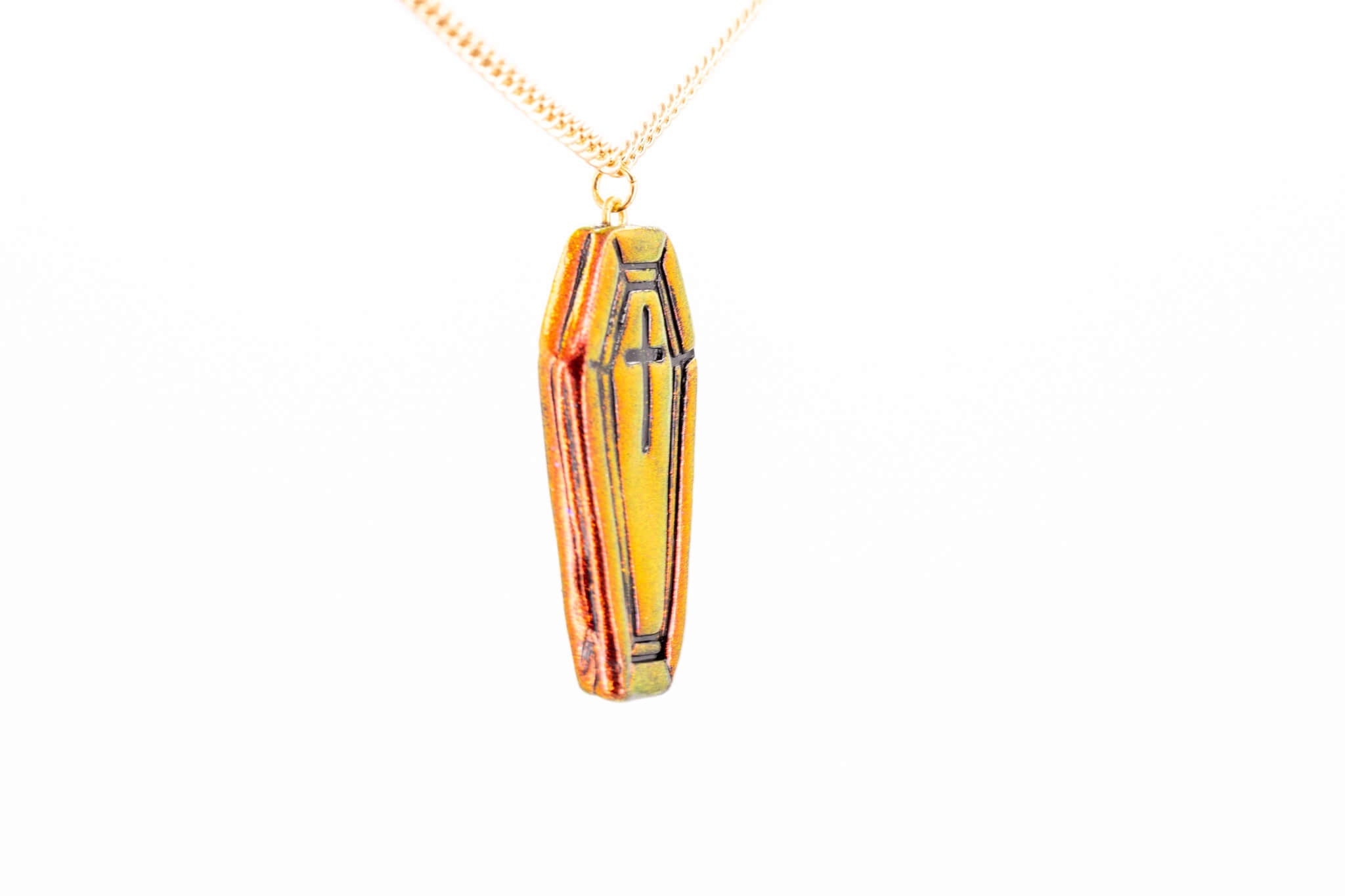 Coffin Necklace - Pearl Moon Creations