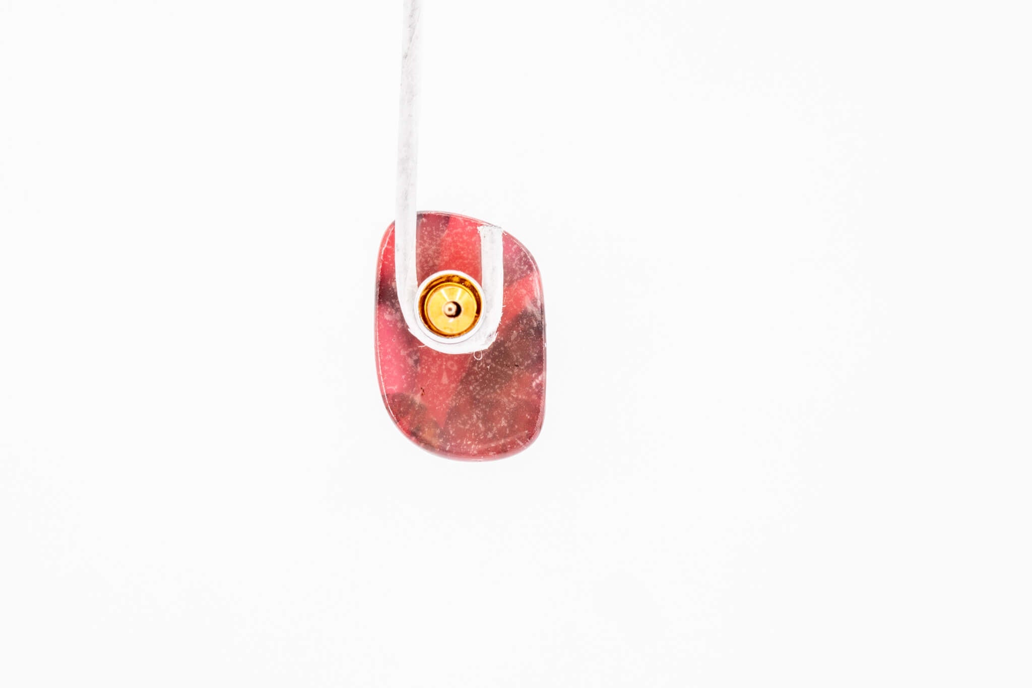 Crimson Stone Tiny Stud - Pearl Moon Creations