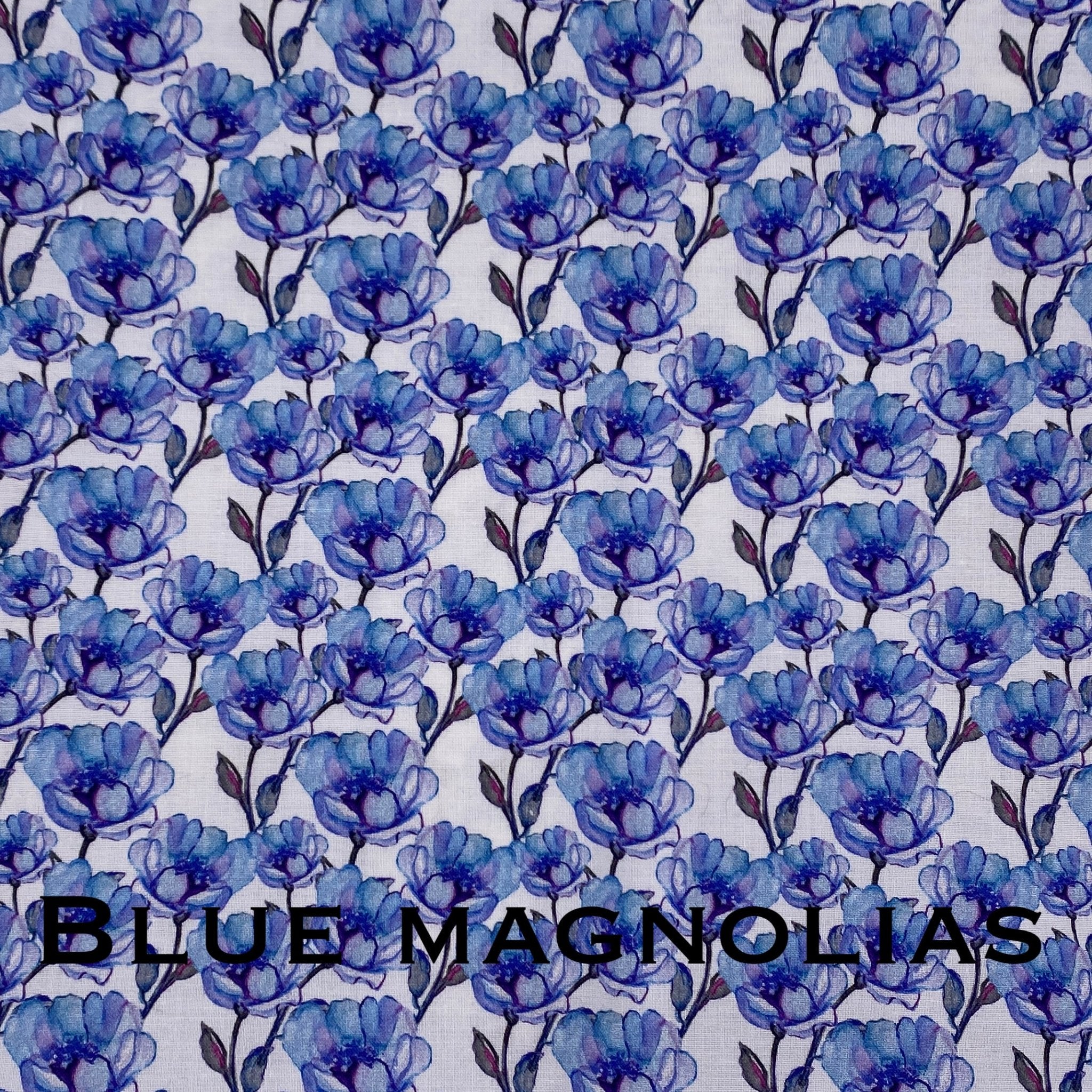 Custom Floral Denim Raelyn Shoulder Bag - Pearl Moon Creations