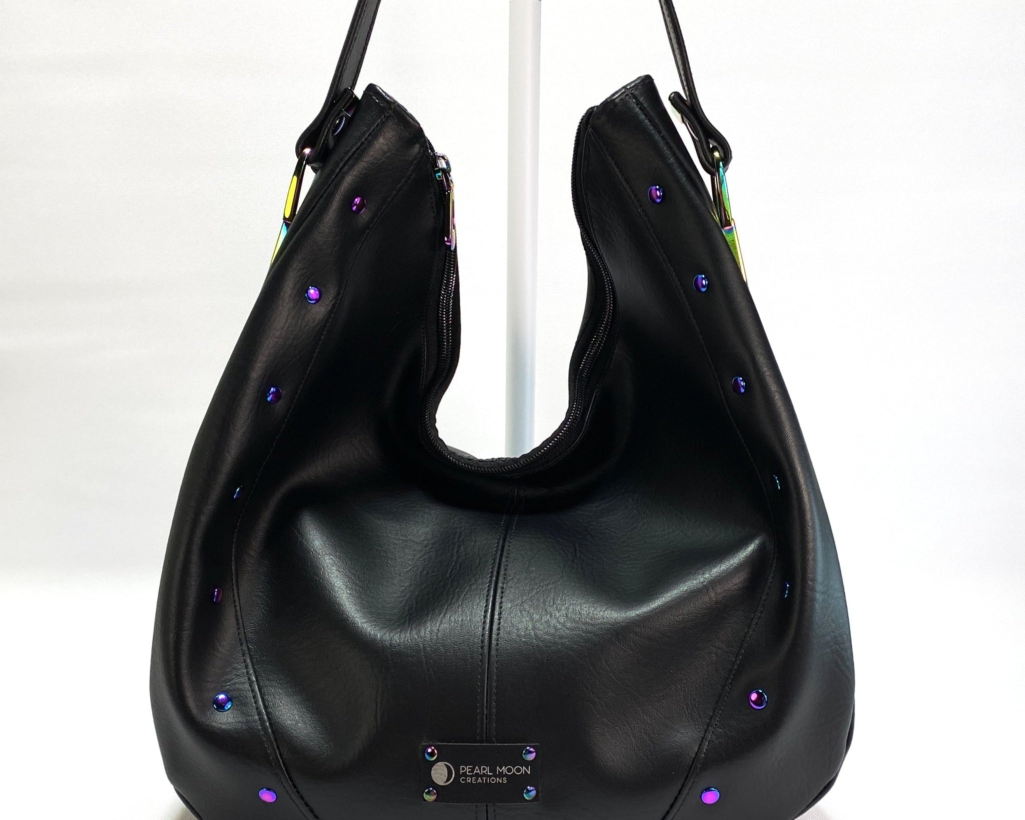 Custom Marbled Karola Shoulder Bag - Pearl Moon Creations