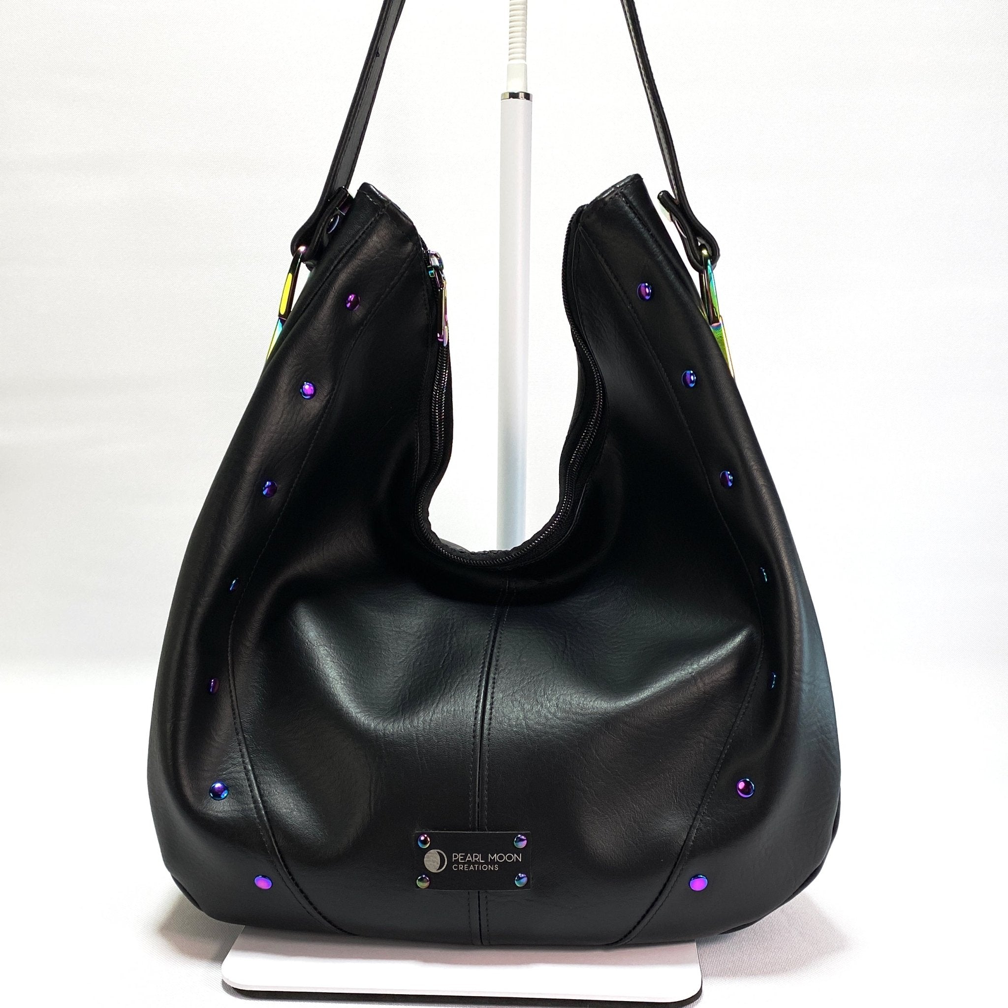 Custom Marbled Karola Shoulder Bag - Pearl Moon Creations