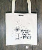 Dandelion Cotton Canvas Tote Bag - Pearl Moon Creations