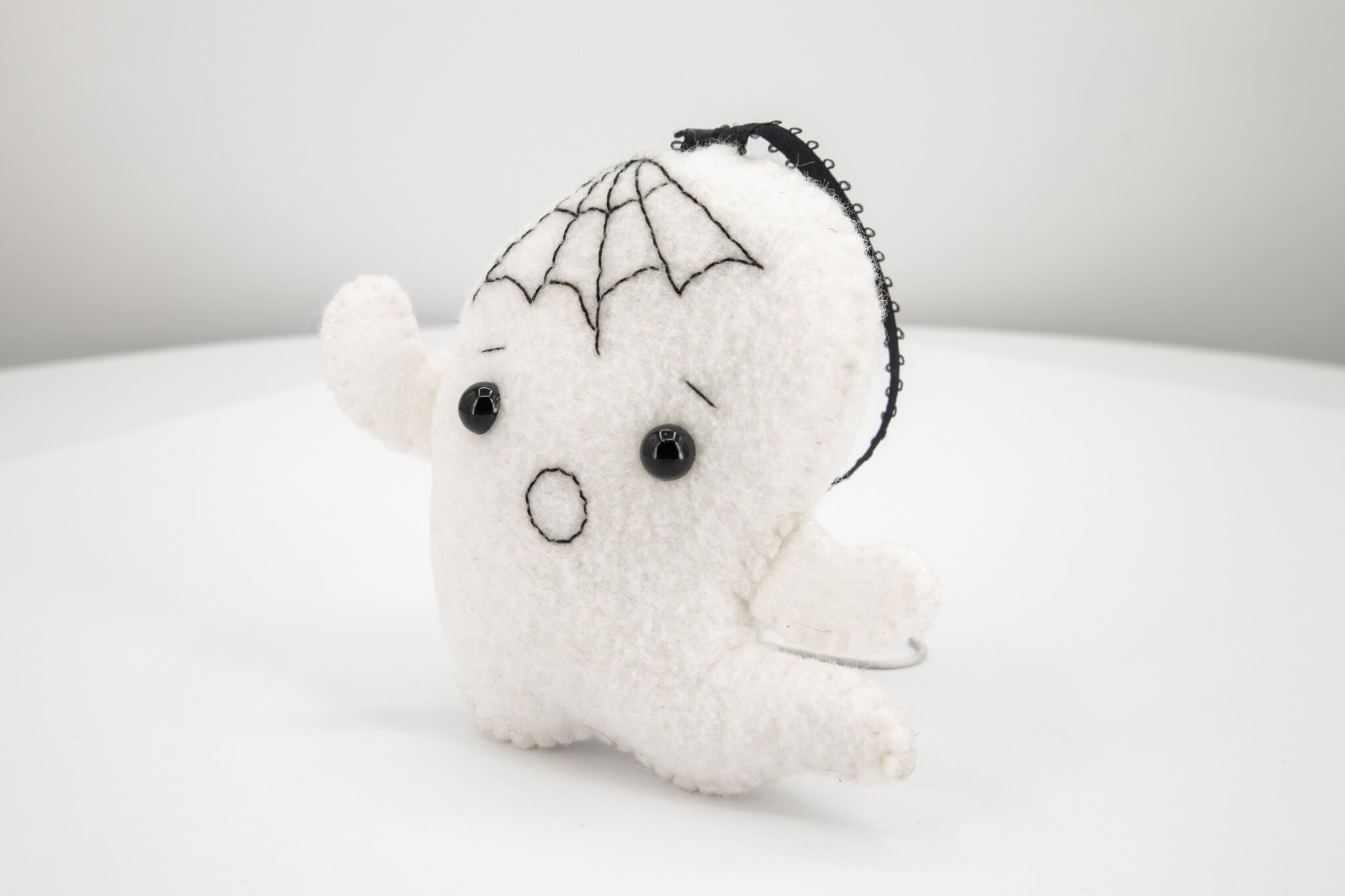 Felt Ghost Ornament - Pearl Moon Creations