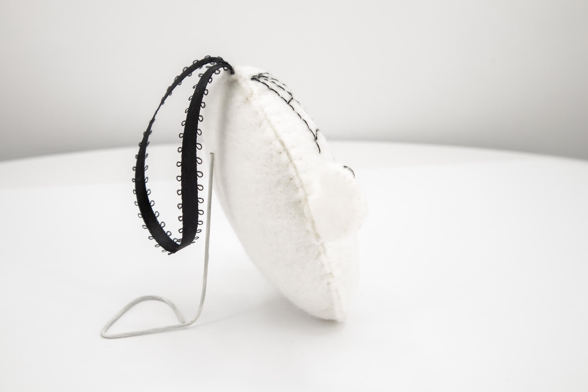 Felt Ghost Ornament - Pearl Moon Creations