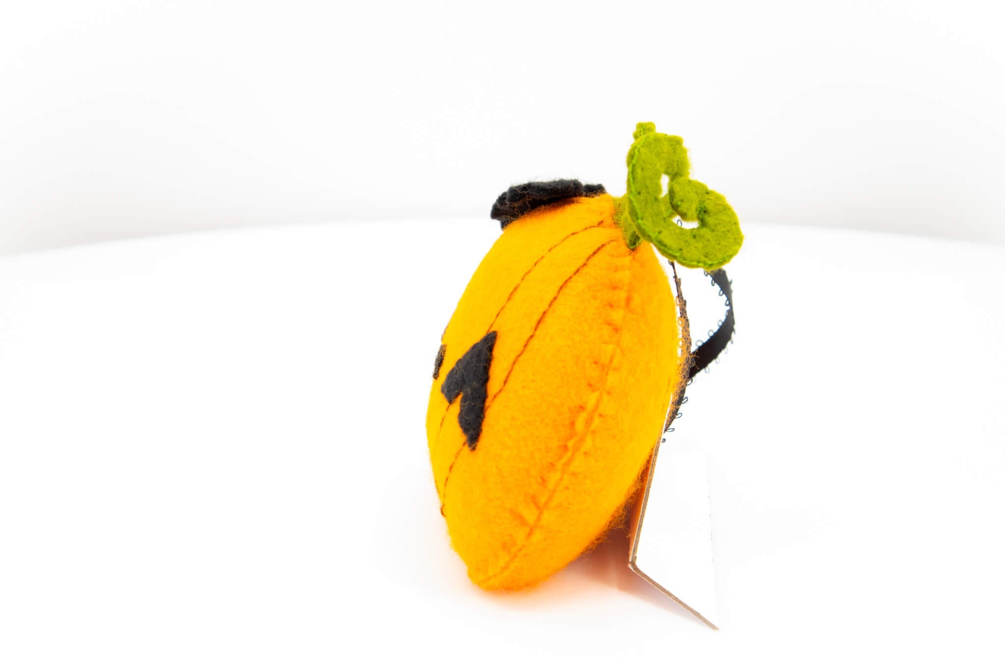 Felt Jack O Lantern Pumpkin Ornament - Pearl Moon Creations