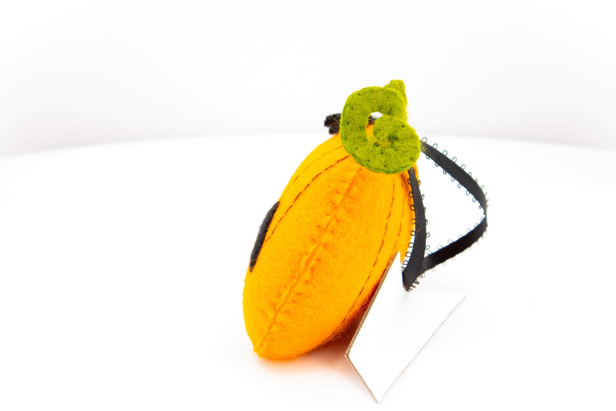 Felt Jack O Lantern Pumpkin Ornament - Pearl Moon Creations