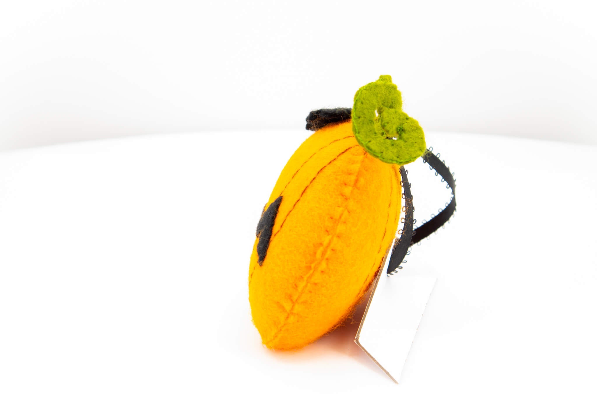 Felt Jack O Lantern Pumpkin Ornament - Pearl Moon Creations