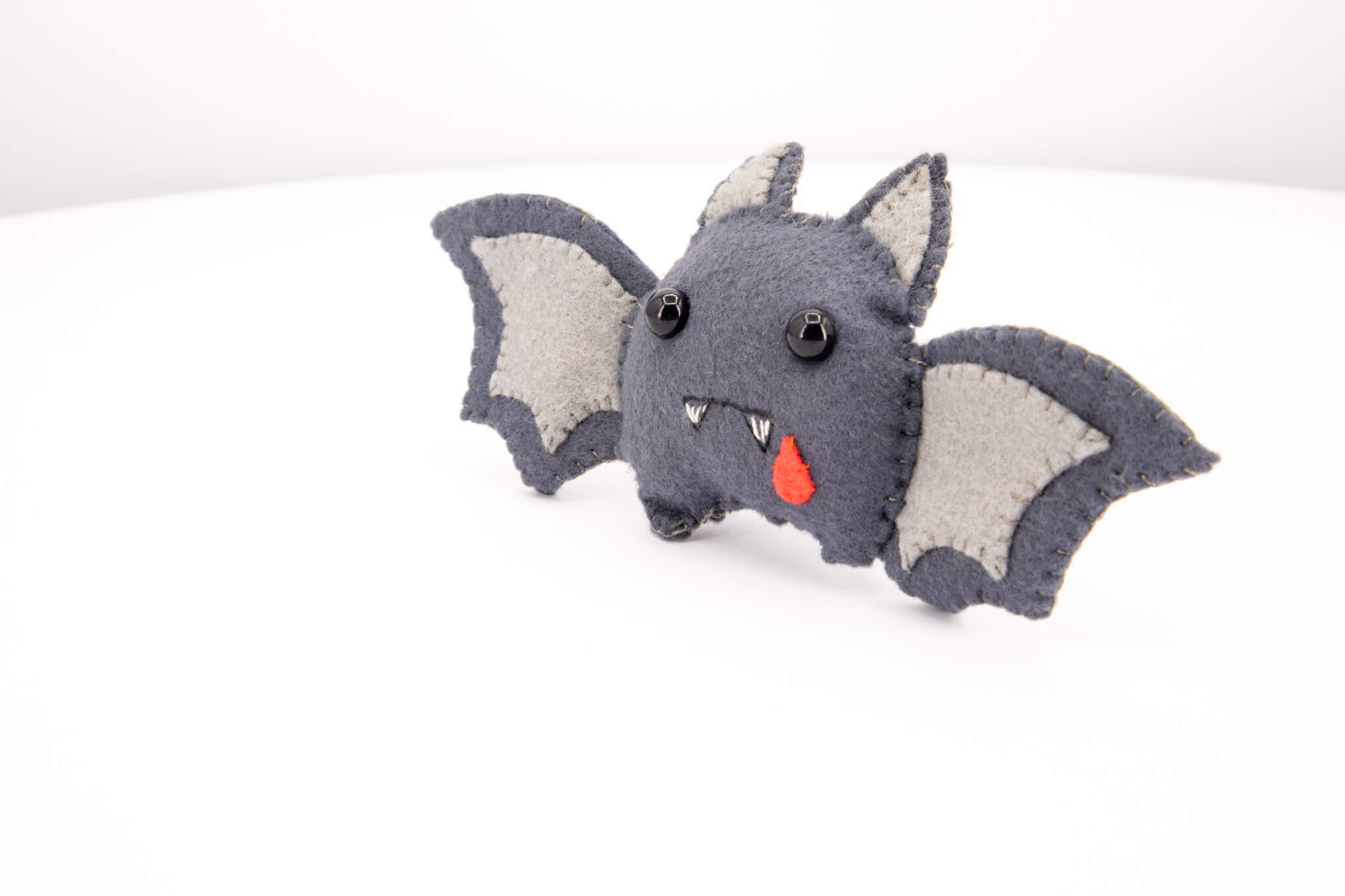 Felt Stuffed Bat - Pearl Moon Creations