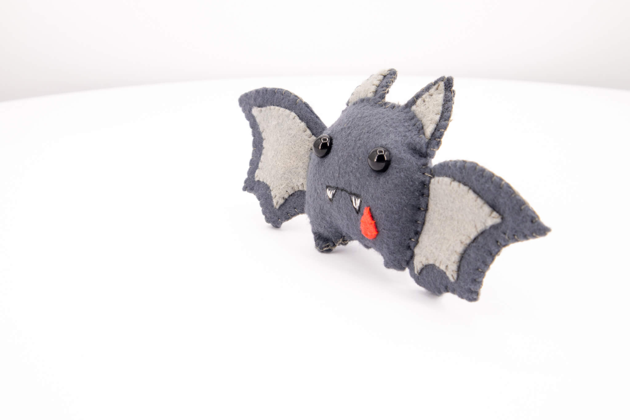 Felt Stuffed Bat - Pearl Moon Creations