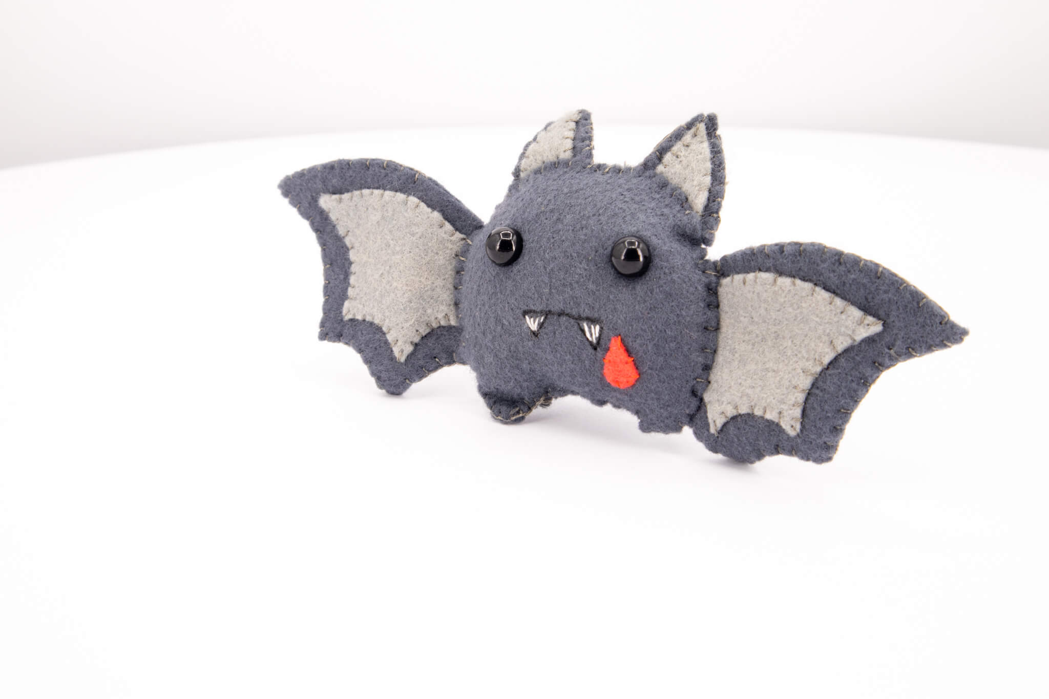 Felt Stuffed Bat - Pearl Moon Creations