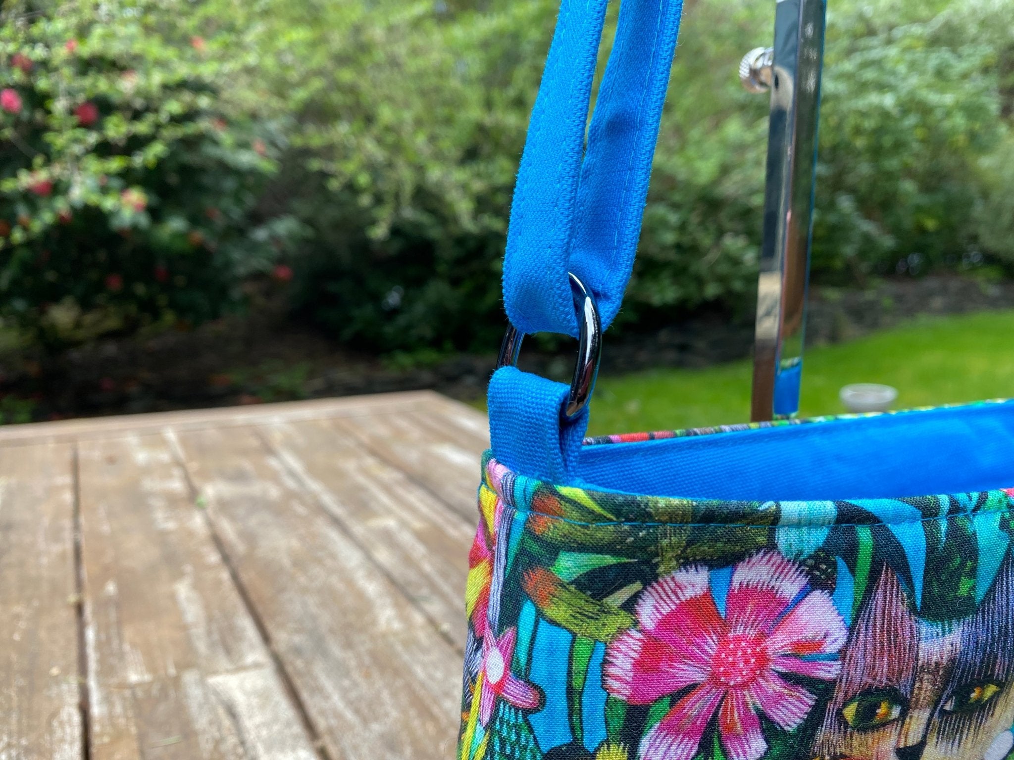 Flower Cats Crossbody Bag - Pearl Moon Creations