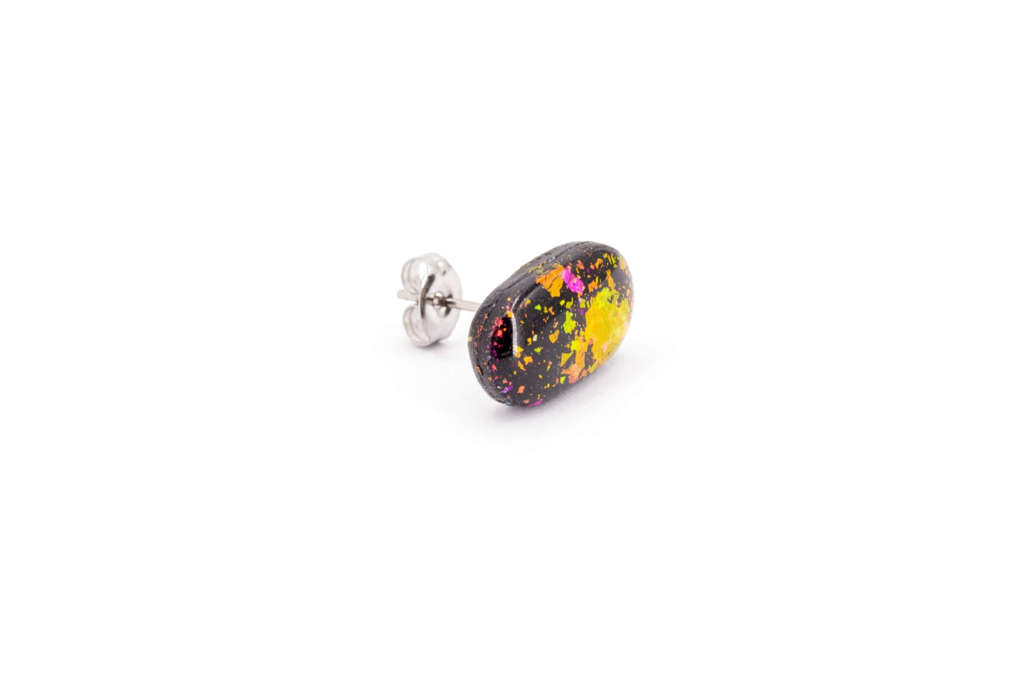 Galaxy Pill Stud Earrings - Pearl Moon Creations