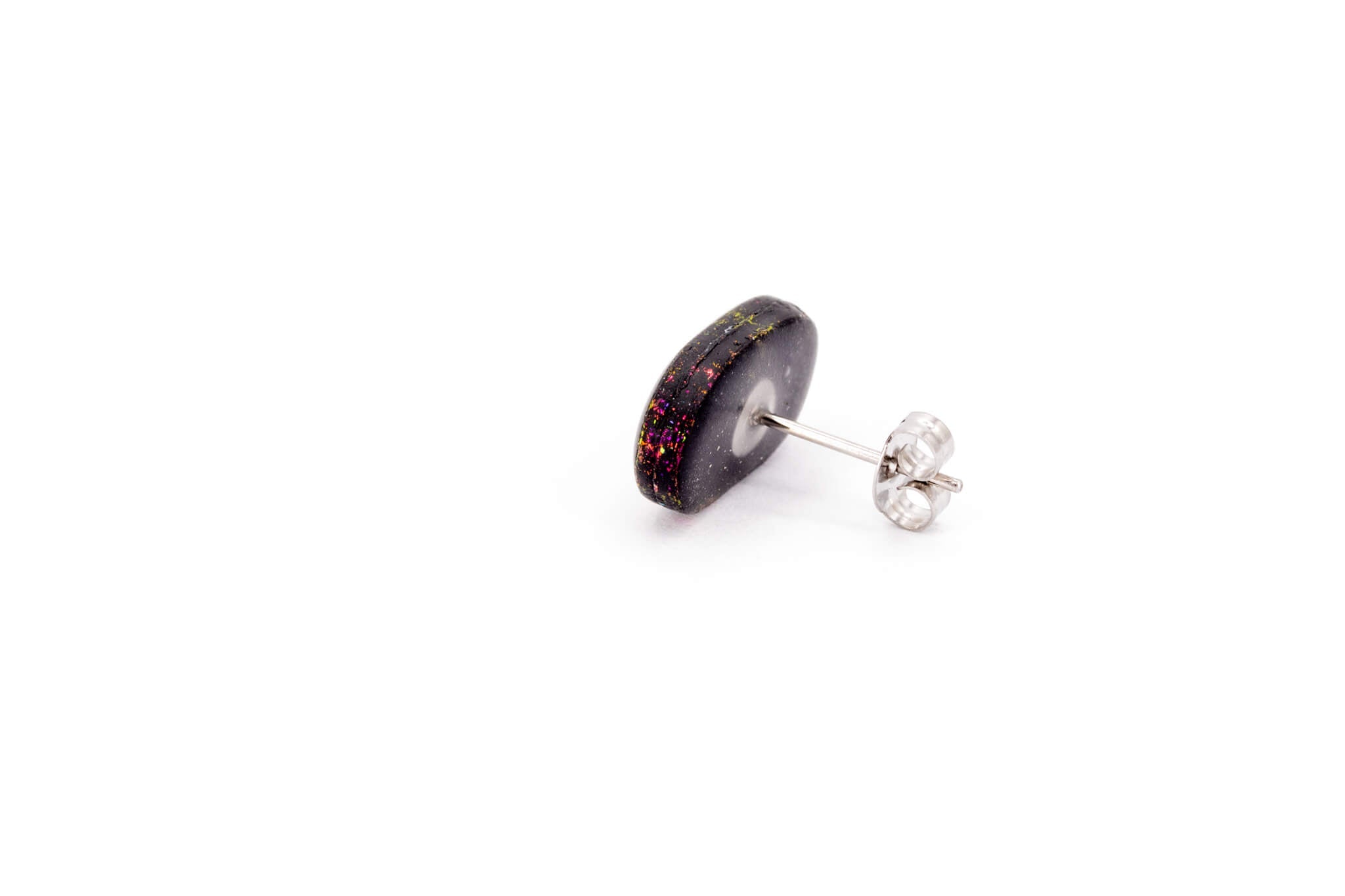 Galaxy Pill Stud Earrings - Pearl Moon Creations
