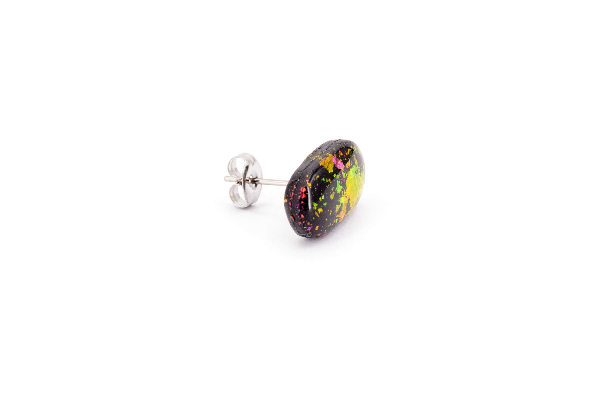 Galaxy Pill Stud Earrings - Pearl Moon Creations